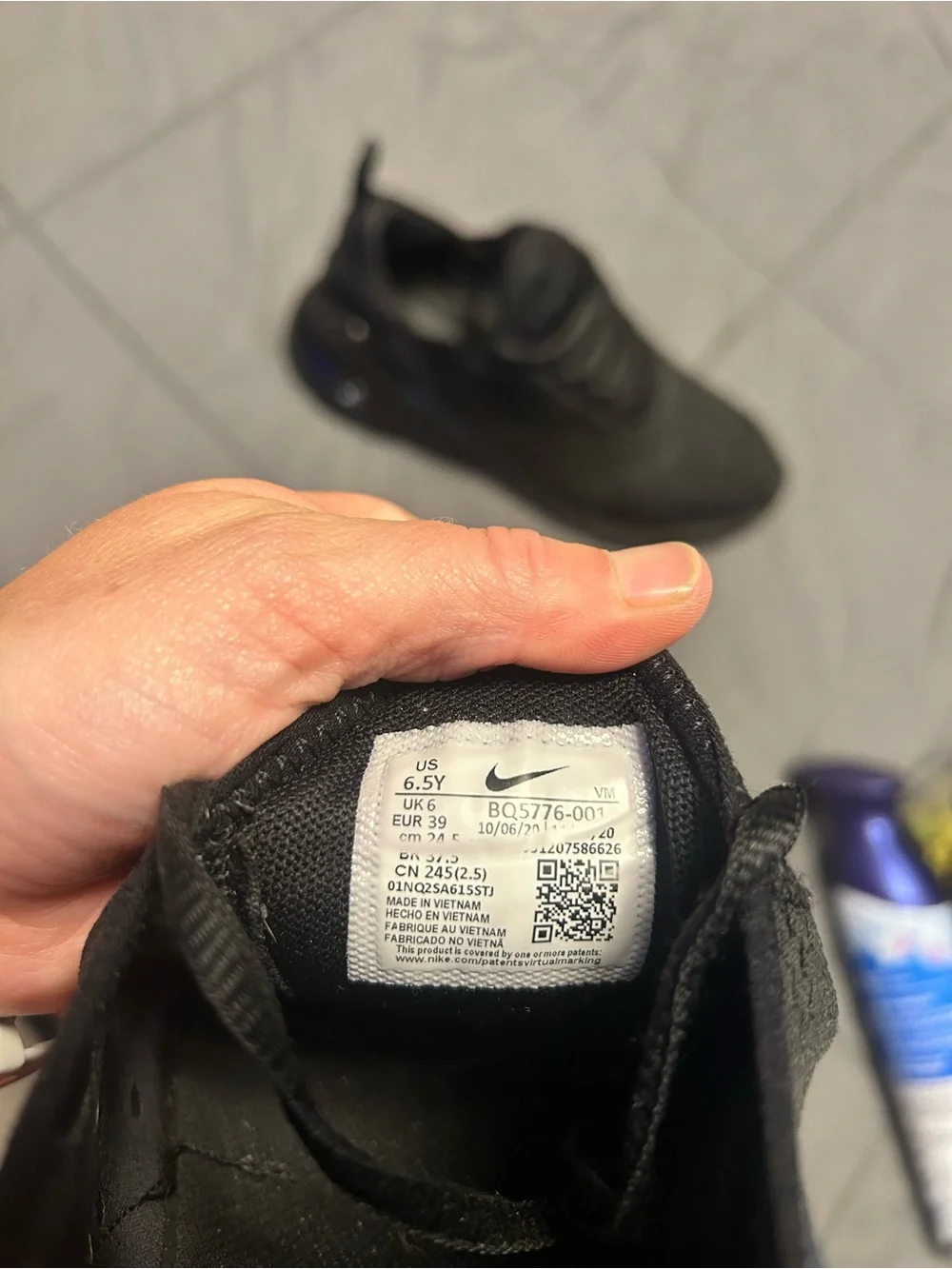 Nike All-Black Low-Top Sneakers
